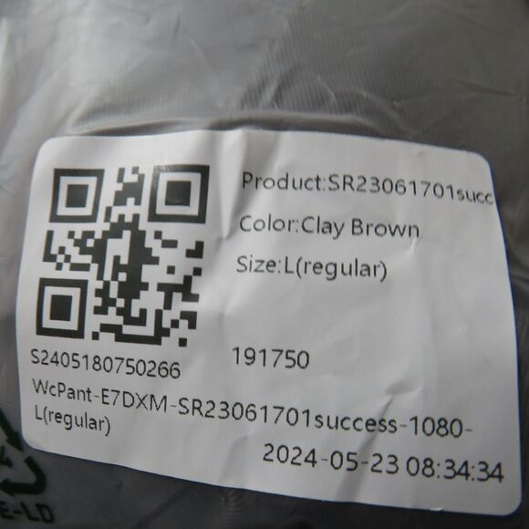 Halara Clay Brown High Waist Zip Double Button Pleated Dress Pants Size Large - Picture 2 of 11